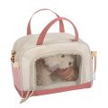 small foot Plush Dog with Care Set Pink