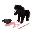 small foot Plush Horse with Saddle and Halter