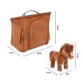 small foot Plush Horse with Stable and Accessories