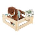 small foot Plush Horse with Stable and Accessories