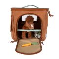 small foot Plush Horse with Stable and Accessories