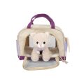 small foot Plush Cat with Care Set Purple