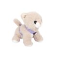 small foot Plush Cat with Care Set Purple