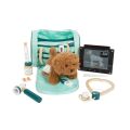 small foot Plush Dog with Veterinary Set