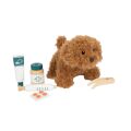 small foot Plush Dog with Veterinary Set