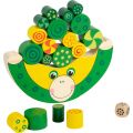 small foot Wooden motor game balancing frog