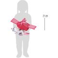 small foot Pink picnic basket with utensils