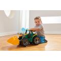 Lena Tractor with spoon green-yellow