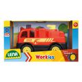 Lena Workies Fire Engine, Decorative Cardboard