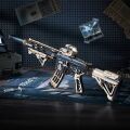 RoboTime 3D Wooden Puzzle Rubber Band Shooting Rifle M416 Carbine