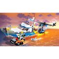 Sluban Police M38-B0657 Ship, helicopter and thief in a boat