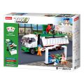 Sluban Town M38-B0780 Garbage truck + card game
