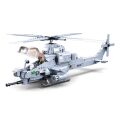 Sluban Army Model Bricks M38-B0838 Battle Helicopter AH-1Z Viper