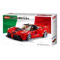 Sluban Models M38-B0955 Red Italian sports car