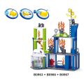Sluban Firefighters M38-B0967 Large fire truck with cannon and mobile robot