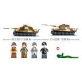 Sluban Battle of Budapest M38-B0980 German Heavy Tank Tiger II 2 in 1
