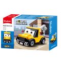 Sluban Power Bricks M38-B1072A Wind-up car with eyes Yellow tow truck