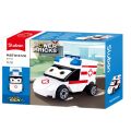Sluban Power Bricks M38-B1072H Wind-up car with eyes Ambulance