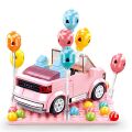 Sluban Girls Dream Mini Handcraft M38-B1086 Qmini Pink Convertible