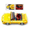 Sluban ModelBricks M38-B1097 German Yellow Sports Car