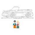 Sluban ModelBricks M38-B1097 German Yellow Sports Car