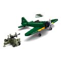 Sluban WWII M38-B1108 Mitsubishi A6M Zero fighter aircraft