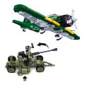Sluban WWII M38-B1108 Mitsubishi A6M Zero fighter aircraft