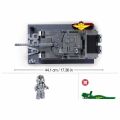 Sluban Model Bricks M38-B1234 Tank ZTS-99AS in 1:35 scale
