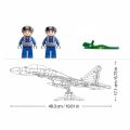 Sluban Model Bricks M38-B1273 Fighter J-16 1:44
