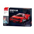 Sluban Model Bricks M38-B1507 Red Sports Car 1:32 Scale