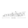 Sluban Model Bricks M38-B1528 Racing Formula in 1:32 scale