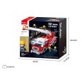 Sluban Model Bricks M38-B1530 Fire Truck in 1:35 Scale