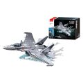 Sluban Model Bricks M38-B1597 J-15 Fighter Aircraft in 1:44 Scale