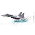 Sluban Model Bricks M38-B1597 J-15 Fighter Aircraft in 1:44 Scale