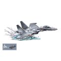 Sluban Model Bricks M38-B1597 J-15 Fighter Aircraft in 1:44 Scale