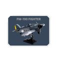 Sluban Model Bricks M38-B1617F FW 190 Fighter Aircraft in 1:72 Scale