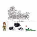 Sluban Power Bricks M38-B7072 R/C T34/76 (1942) Remote Control Tank