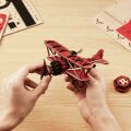 RoboTime 3D Mechanical Jigsaw Biplane with Pendulum