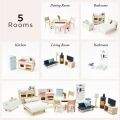 Le Toy Van Complete Dolls' House Furniture Set 35 pcs