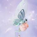 RoboTime Pink butterfly mechanical folded without cover