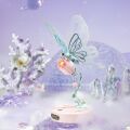RoboTime Pink butterfly mechanical folded without cover