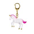Mojo Keychain Unicorn in jump neon pink