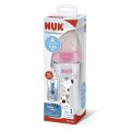 NUK FC+ Bottle with Temperature Control 300 ml BOX - Flow Control Teat 1 pc