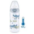 NUK FC+ Bottle with Temperature Control 300 ml BOX - Flow Control Teat 1 pc