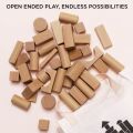 Le Toy Van Natural Wooden Building Blocks 60 pcs