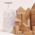 Le Toy Van Natural Wooden Building Blocks 60 pcs