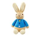Rainbow Rabbit Peter from soft knitted fabric
