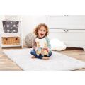 Rainbow Plush Rabbit Flopsy with bow small
