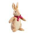 Rainbow Plush Rabbit Flopsy with bow big