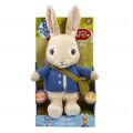 Rainbow Plush Talking Rabbit Peter with replaceable batteries